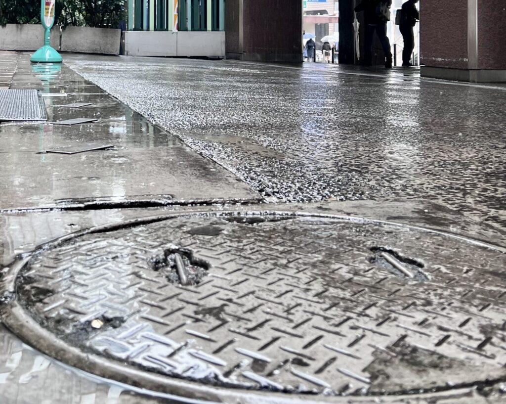 雨降りの日画像