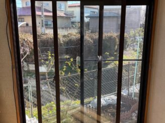 宇都宮市　内窓設置　施工後　インプラス　引違い窓　LOW-Eガラス