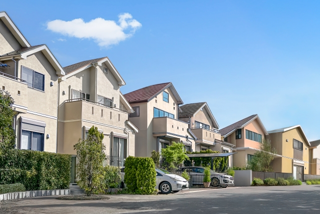 宇都宮市の築15年の住宅街の写真