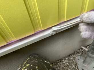 宇都宮市 水切り 塗装 中塗り