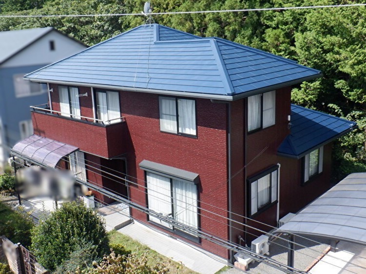 さくら市|屋根カバー工事|外壁塗装|K様邸