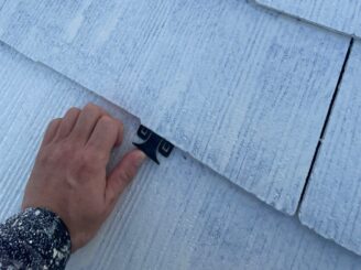 屋根 タスペーサー設置写真