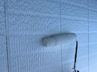 外壁中塗り・上塗り画像