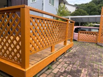 ウッドデッキ施工後の写真