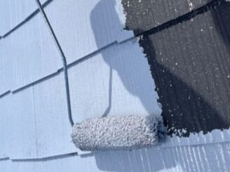 屋根 下塗り画像