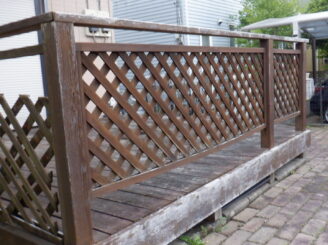 ウッドデッキ施工前の画像