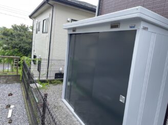 倉庫の塗装完成写真