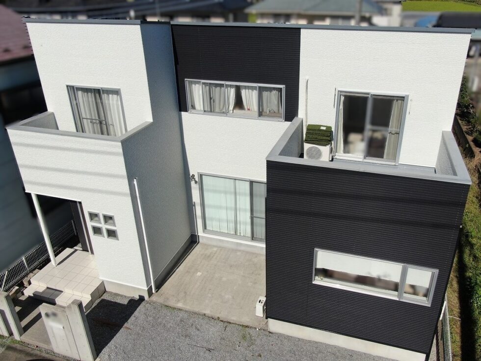 さくら市｜屋根塗装｜外壁塗装｜ベランダ防水塗装｜S様邸