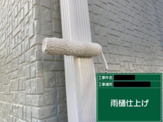 雨樋塗装写真
