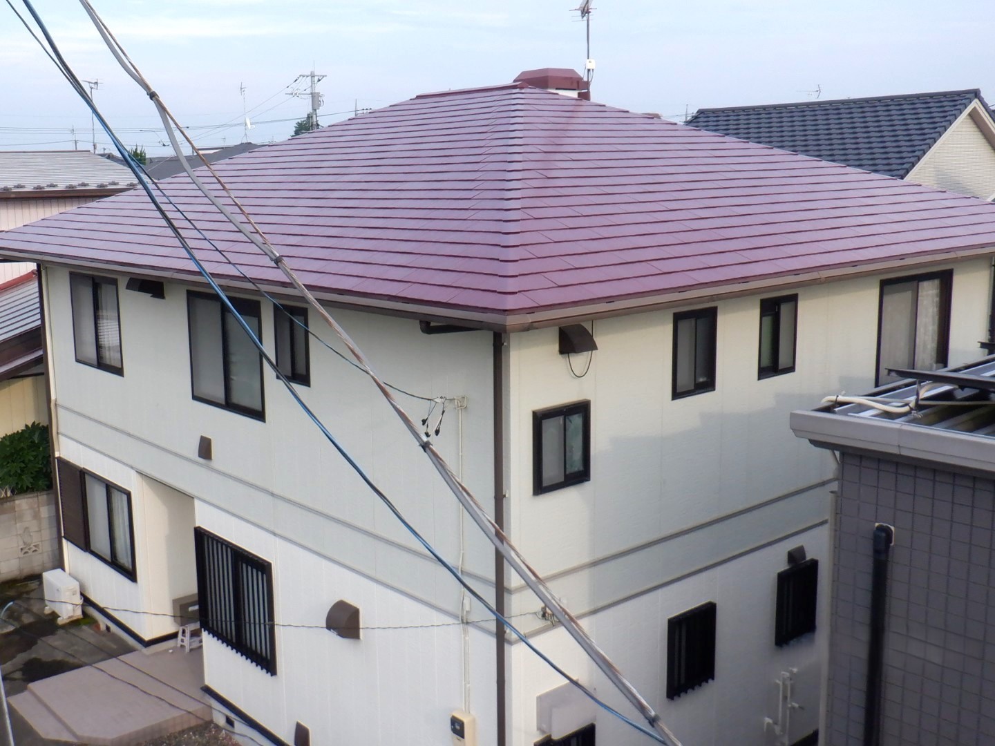 夏の時期の施工でしたが、丁寧な施工でよかったです。