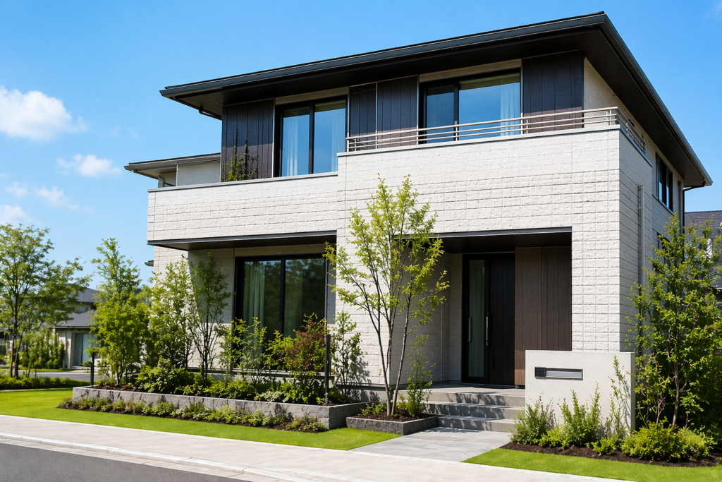 重厚なデザインの住宅イメージ