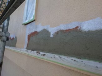 さくら市|外壁補修完了|モルタル