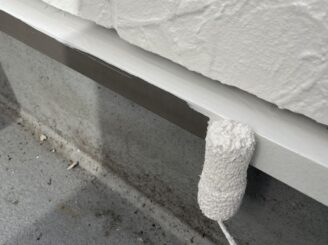 宇都宮市　付帯部塗装　水切り