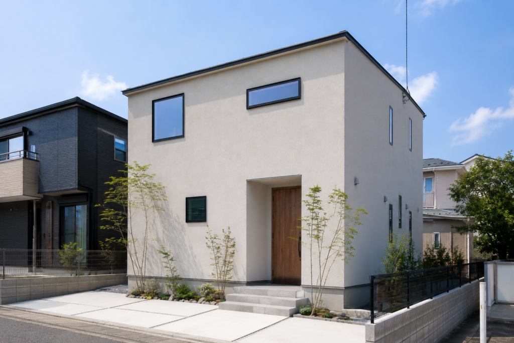 軒の出が小さい住宅イメージ