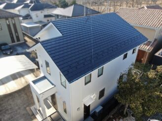 さくら市I様邸 屋根塗装 外壁塗装 施工後