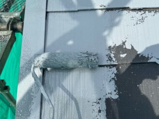 屋根塗装　下塗り