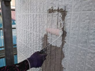 宇都宮市K様邸　外壁下塗り